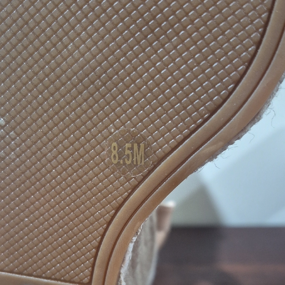Gianni Bini Nude Wedge Sandals - Picture 7 of 9